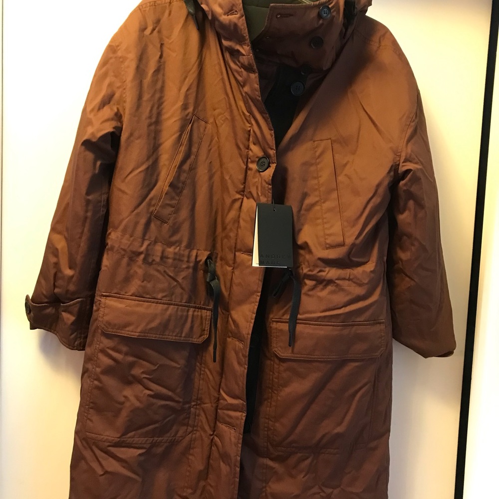 Andrew Marc Brown Puffer Jacket